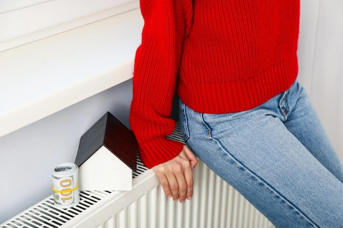 Koncepcja sezonu grzewczego zapewniająca ciepło w domu